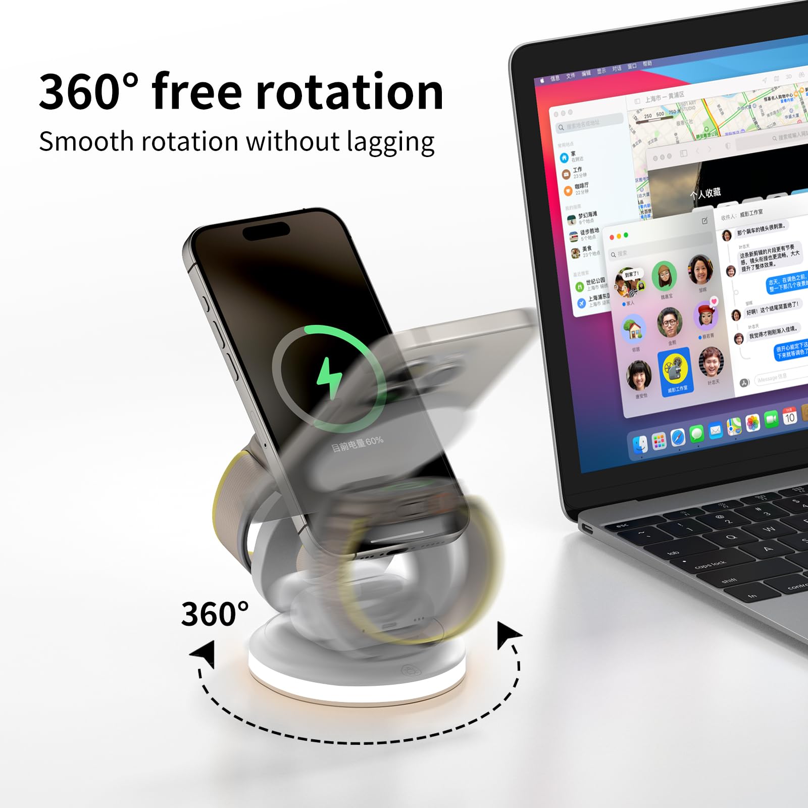 Anker MagGo 3-in-1 Wireless Charging Station